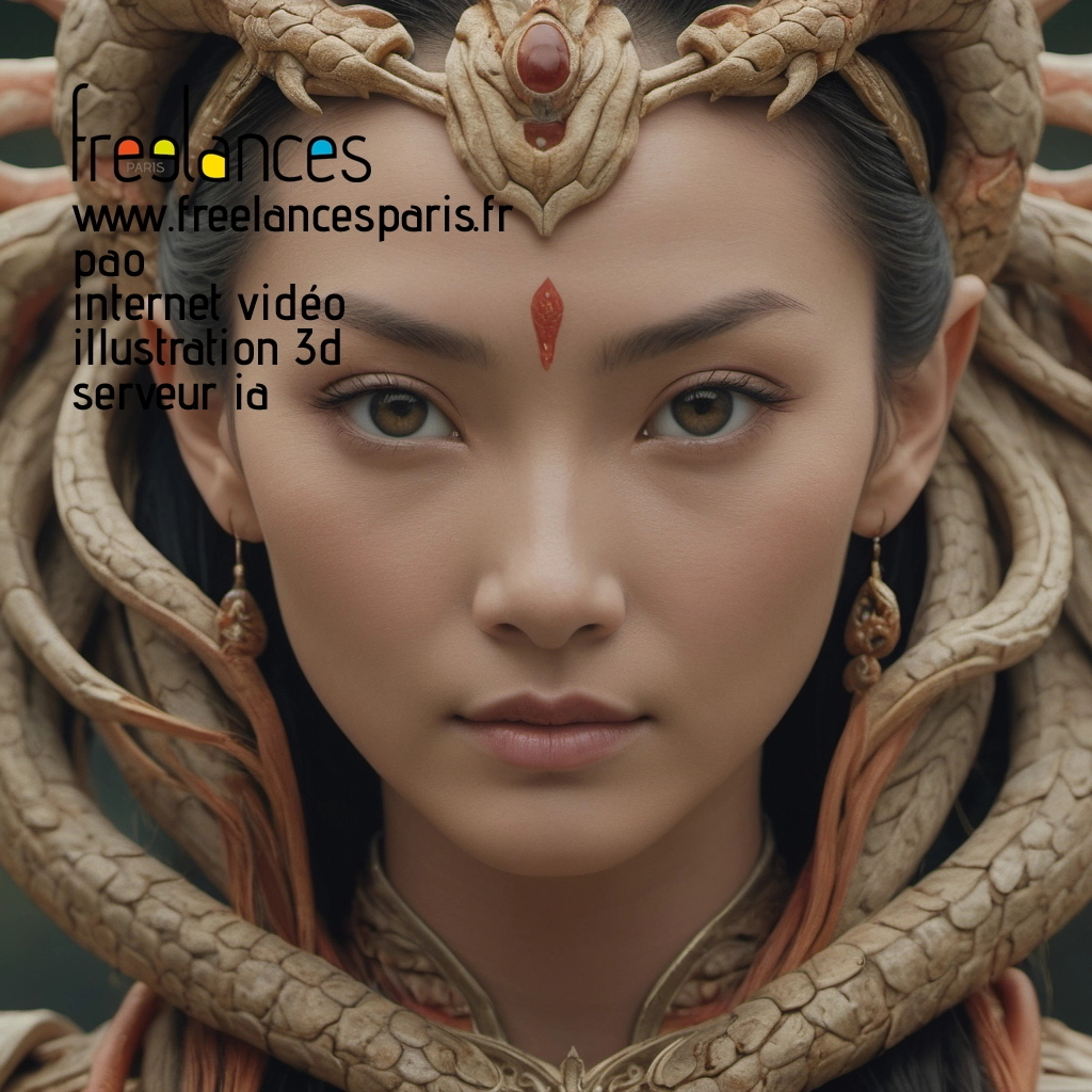 Pao mise en page internet vidéo illustration 3d serveur IA générative AI freelance paris studio de création magazines 8leq2si0